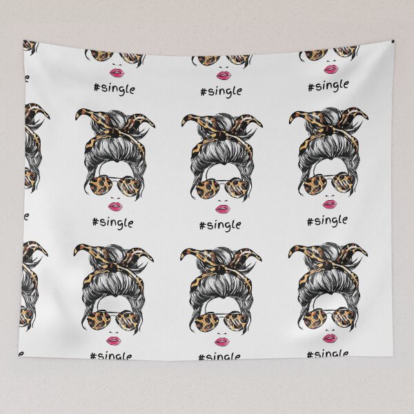 Item preview, Single One The Leopard Messy Bun Life designed and sold by speakupandshine.