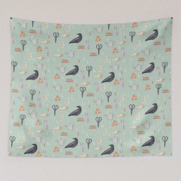Item preview, Green Witch Pattern  designed and sold by cedarandsalt.