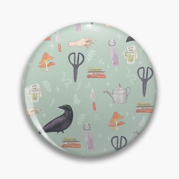 Item preview, Green Witch Pattern  designed and sold by cedarandsalt.