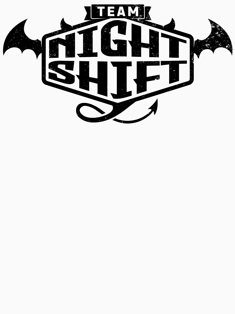 The Night Shift Angels T-Shirt White - Size XL
