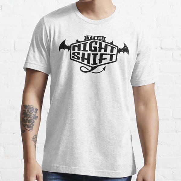 The Night Shift Angels T-Shirt White - Size XL
