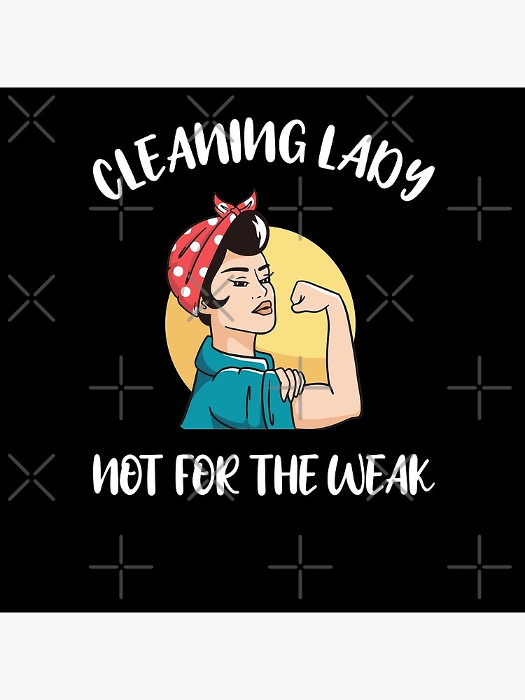 Thumbnail 5 of 5, Coasters (Set of 4), Cleaning Lady Housekeeper Housekeeping Cleaner designed and sold by Pukiart.