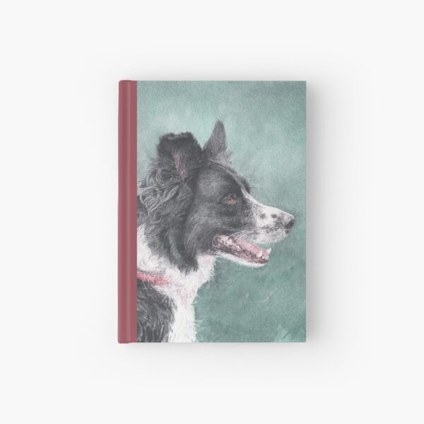 Tess the Border Collie Hardcover Journal