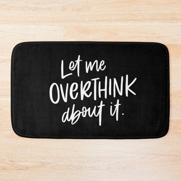 Item preview, Let me overthink about it lettering type  designed and sold by awkward-owl.