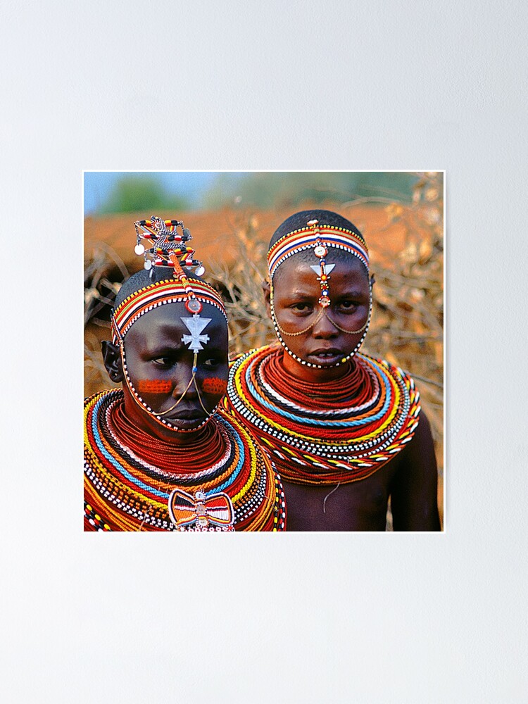 African Maasai female 1 Art Board Print for Sale by Rothnaric