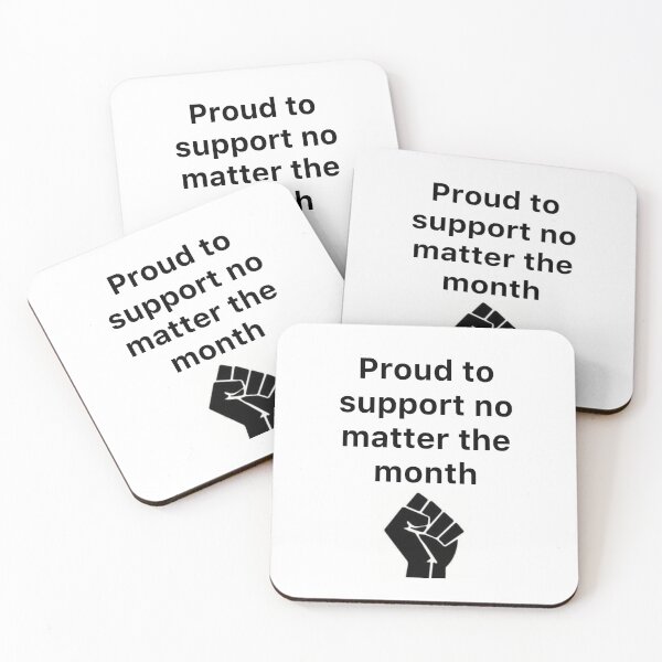 Item preview, Proud support- Black Lives Matter  designed and sold by Gremlin ? Blank.