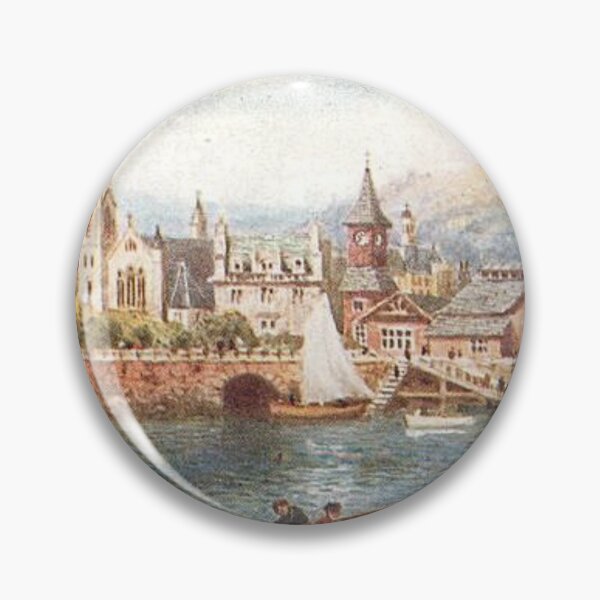 Item preview, Vintage Illustration of Oban, Scotland - The Harbour designed and sold by yourscotland.