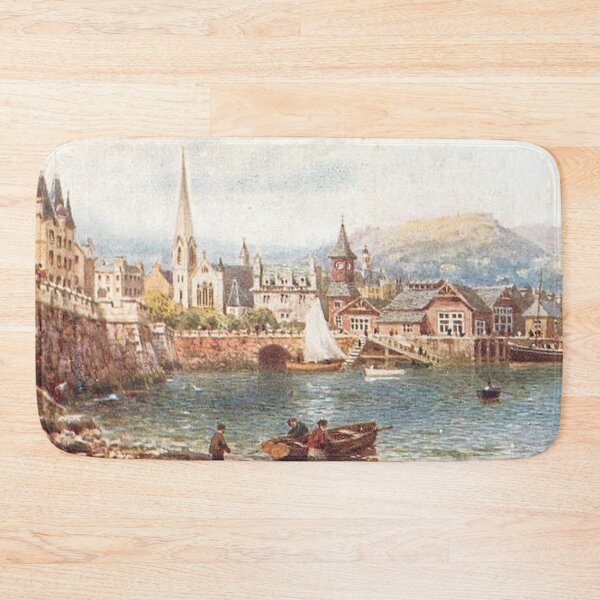 Item preview, Vintage Illustration of Oban, Scotland - The Harbour designed and sold by yourscotland.