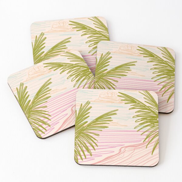 Item preview, Boho Beach Nature Drawing Pastel Aesthetic designed and sold by trajeado14.