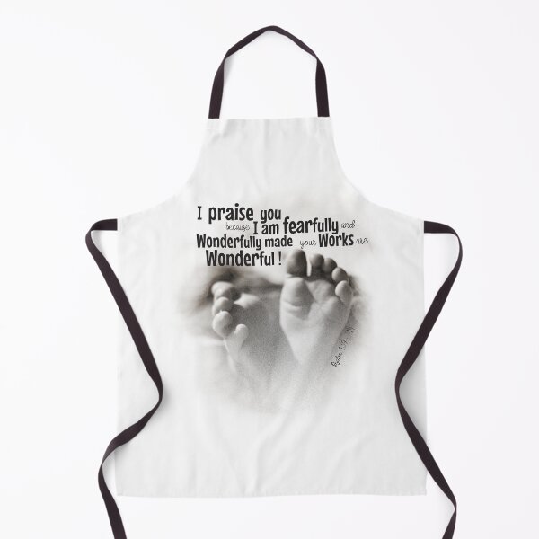 Item preview, Fearfully and wonderfully made visual - bible verse - Baby feet designed and sold by MagaliC.
