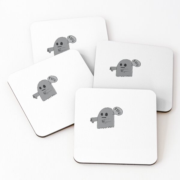 Item preview, Ghost Stfu sticker  designed and sold by momtahana02.