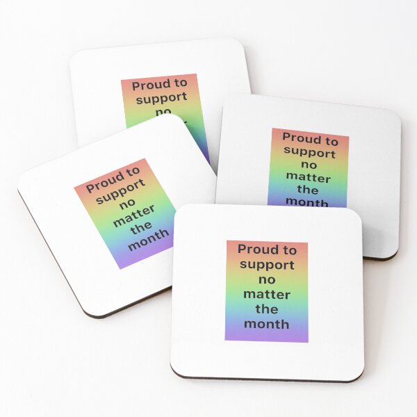 Item preview, Proud support- lgbt pride  designed and sold by Gremlin ? Blank.