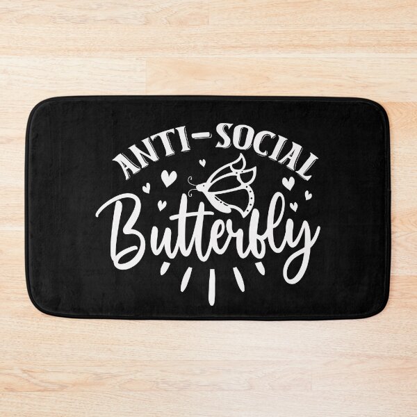 Item preview, Anti social butterfly designed and sold by pnkpopcorn.
