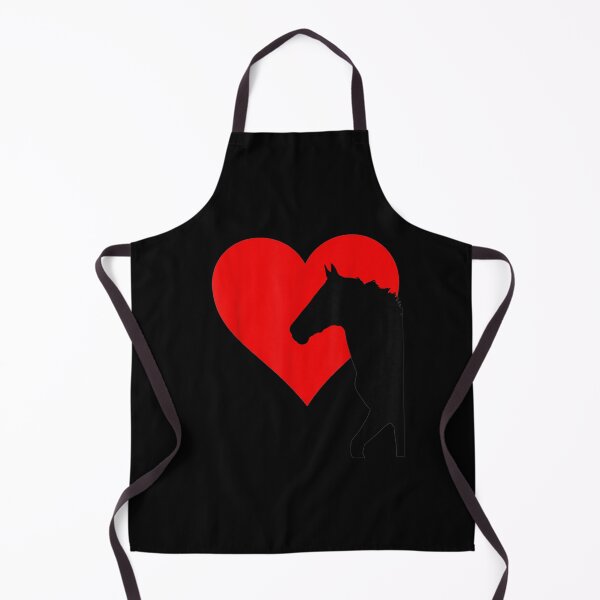 Item preview, Horse Equestrian I Love Horses Red Heart designed and sold by zpruby.