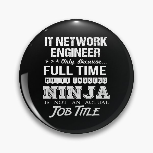 Item preview, It Network Engineer T Shirt - Multitasking Ninja Job Gift Item Tee designed and sold by chencktwan.