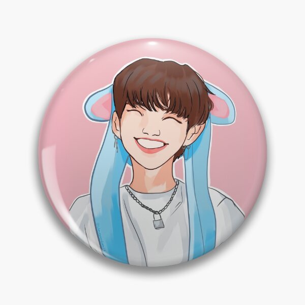 Item preview, Stray kids Han jisung artwork [pink version] designed and sold by LilMissRandom17.