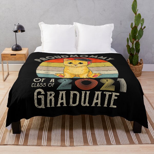 Item preview, Vintage Cat Proud Mommy Of A Class Of 2021 Senior Graduate  designed and sold by tashiav.