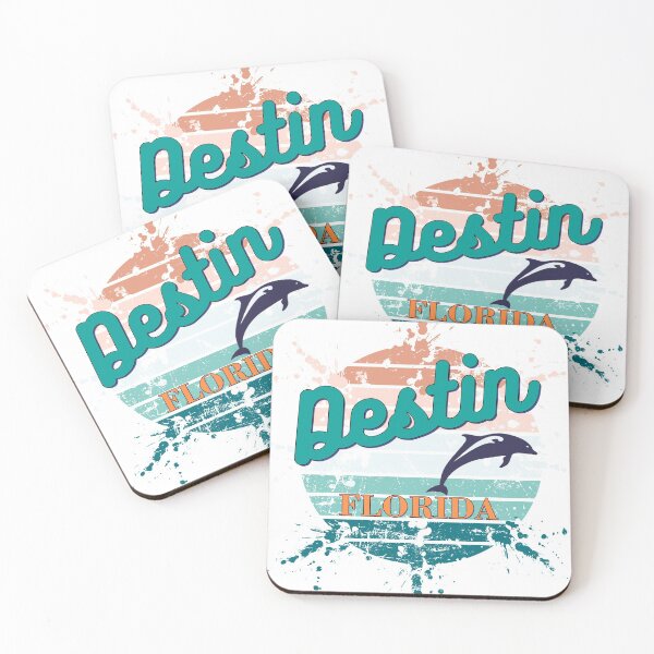 Item preview, Destin Florida Exploding Watercolor Retro Vintage Sunset designed and sold by adriana-holmes.