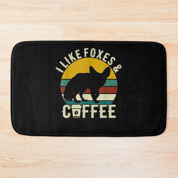 Item preview, I Like Foxes Coffee Funny Retro Vintage Foxes Theme Lover  designed and sold by zpruby.