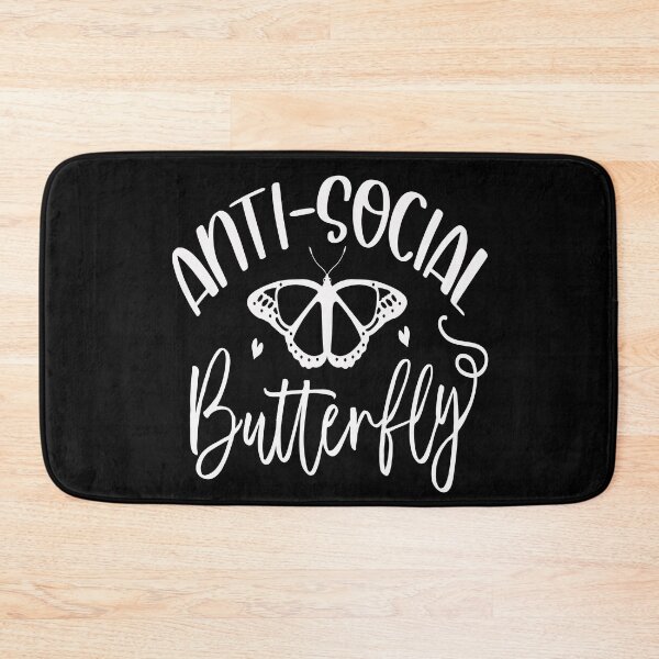 Item preview, Anti social butterfly designed and sold by pnkpopcorn.