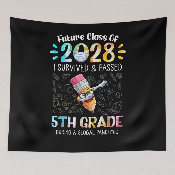 Item preview, 1ydy Colourful Class Of 2028 Fifth Grade Back To School  designed and sold by tashiav.