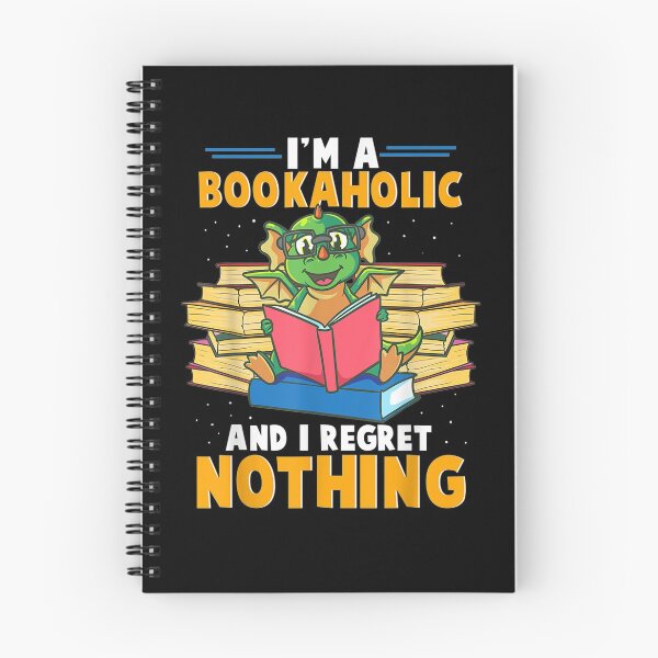 Item preview, I'm A Bookaholic And I Regret Nothing Dragon Reading Book  designed and sold by zpruby.