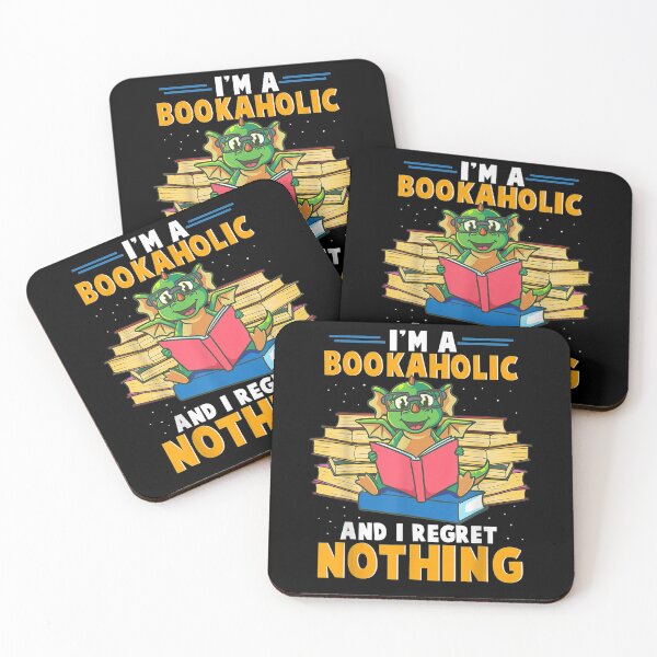 Item preview, I'm A Bookaholic And I Regret Nothing Dragon Reading Book  designed and sold by zpruby.