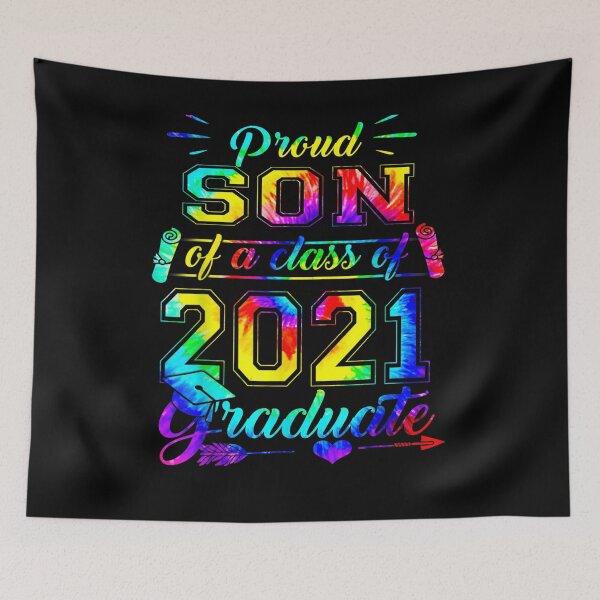 Item preview, Mens Funny Proud Son Of A 2021 Graduate Class Of 21  designed and sold by tashiav.