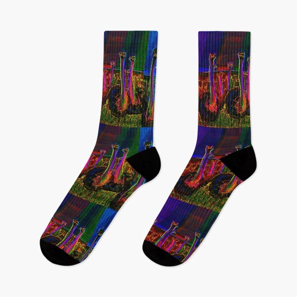 Item preview, NEON OSTRICHES designed and sold by THE AMERICAN TEEVANGELIST.