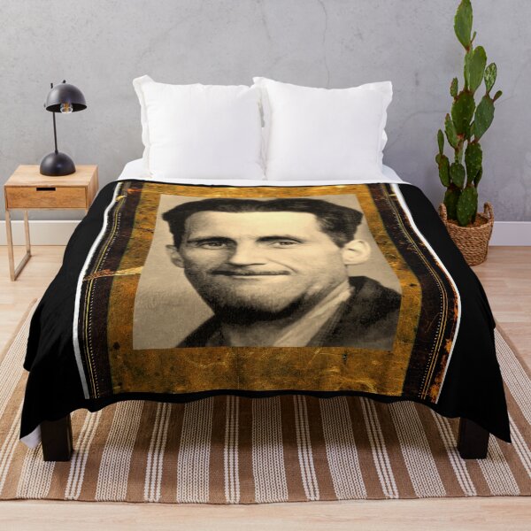 Item preview, George Orwell Famous Author Vintage Portrait Public Domain Images Design designed and sold by EarthArtDesigns.