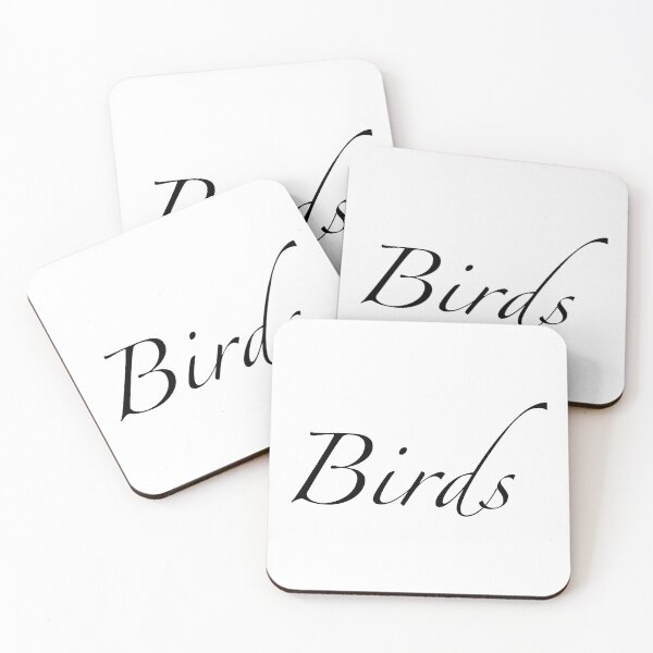 Item preview, Birds Fancy Font designed and sold by Sauropsida.
