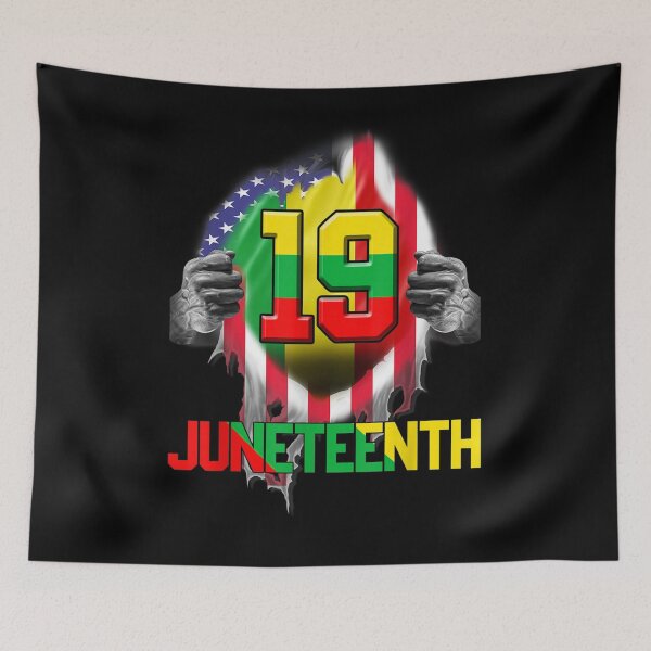 Item preview, June Nth Ancestors Black African Map American June 19 Flag  designed and sold by tashiav.