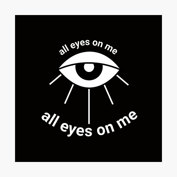 Item preview, All eyes on me - Bo Burnham - Inside - white version designed and sold by bethsdesign.