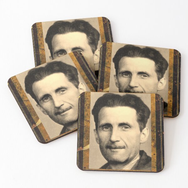 Item preview, George Orwell Famous Author Vintage Portrait Public Domain Images Design designed and sold by EarthArtDesigns.