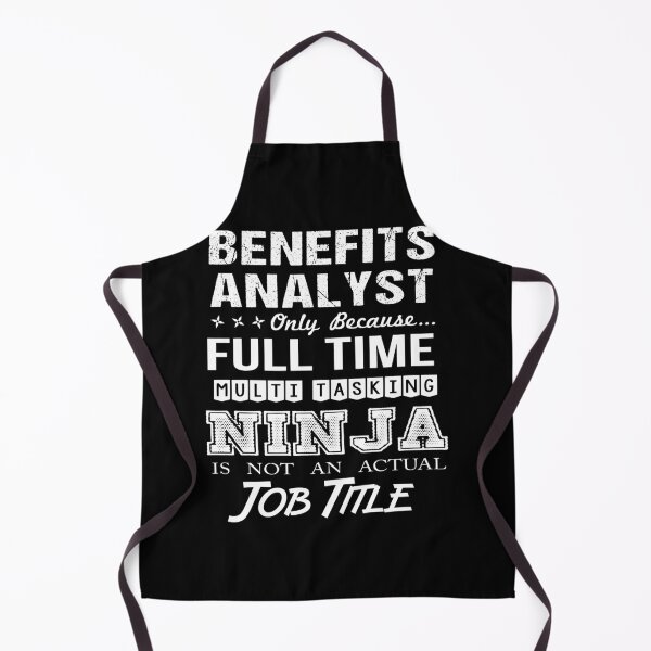 Aperçu de l'œuvre T-shirt d'analyste d'avantages - T-shirt d'article de cadeau de travail de Ninja multitâche créée et vendue par lawkeira11.