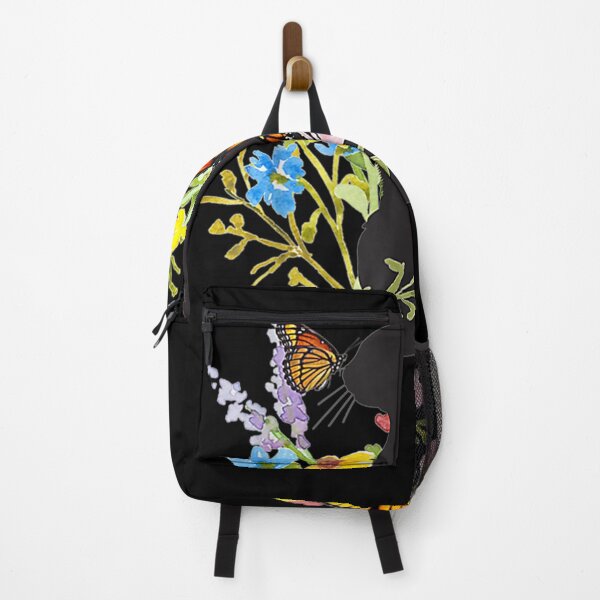 Item preview, Cat Butterflies Floral Garden designed and sold by zpruby.