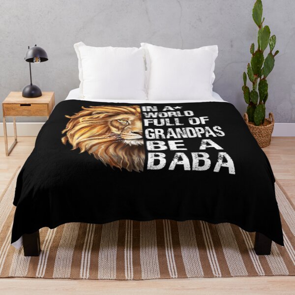 Item preview, In A World Full Of Grandpas Be A Baba Lion Funny  designed and sold by tashiav.