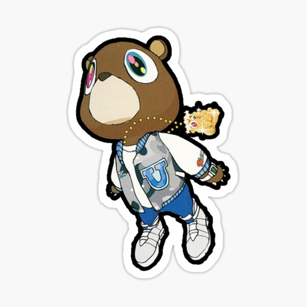 Stickers Pack Kanye Aesthetic West Vinyl Bear Colorful - Temu