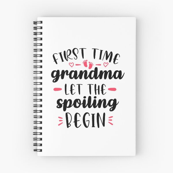 Item preview, First Time Grandma Let The Spoiling Begin - Best gift for Grand mothers designed and sold by redblackline.