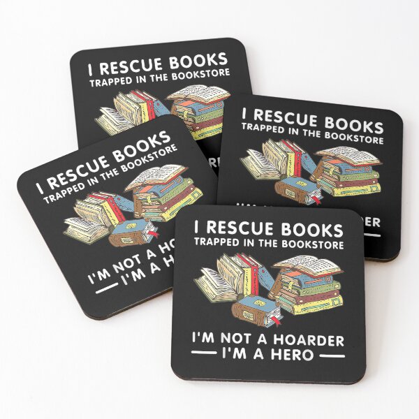 Item preview, I Rescue Book Trapped In The Bookstore I'm Not A Hoarder  designed and sold by tashiav.
