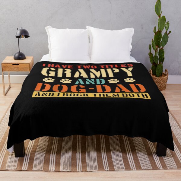 Item preview, Mens I Have Two Titles Grampy And Dog Dad Vinatge Fathers Day  designed and sold by zpruby.
