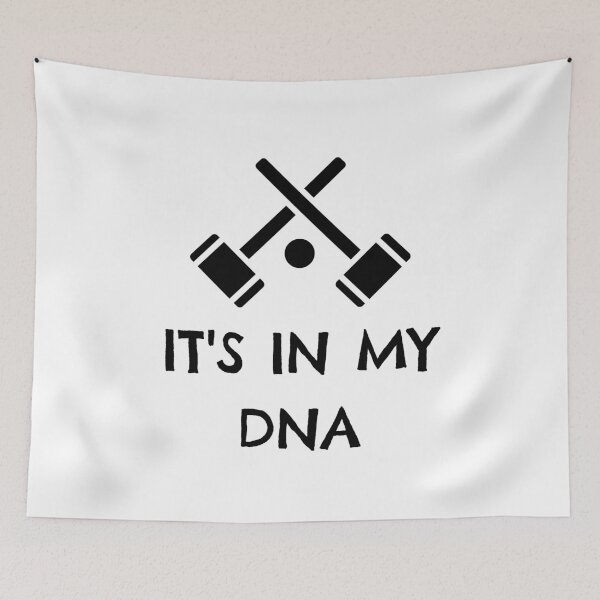 Item preview, Croquet: It's in my DNA designed and sold by TheGreenGoat.