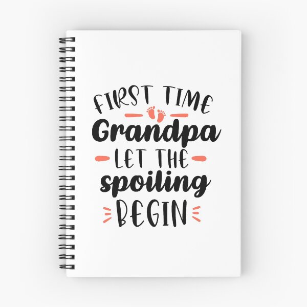 Item preview, First Time Grandpa Let The Spoiling Begin - Best gift for Grand Fathers designed and sold by redblackline.