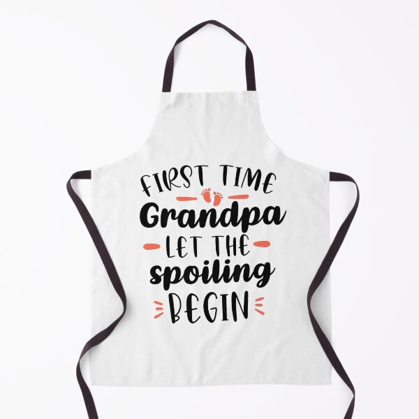 Item preview, First Time Grandpa Let The Spoiling Begin - Best gift for Grand Fathers designed and sold by redblackline.