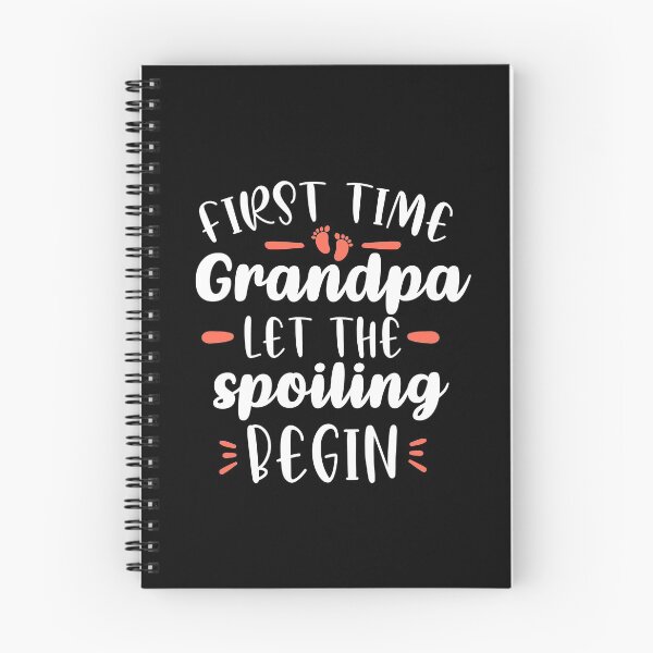 Item preview, First Time Grandpa Let The Spoiling Begin - Best gift for Grand Fathers designed and sold by redblackline.