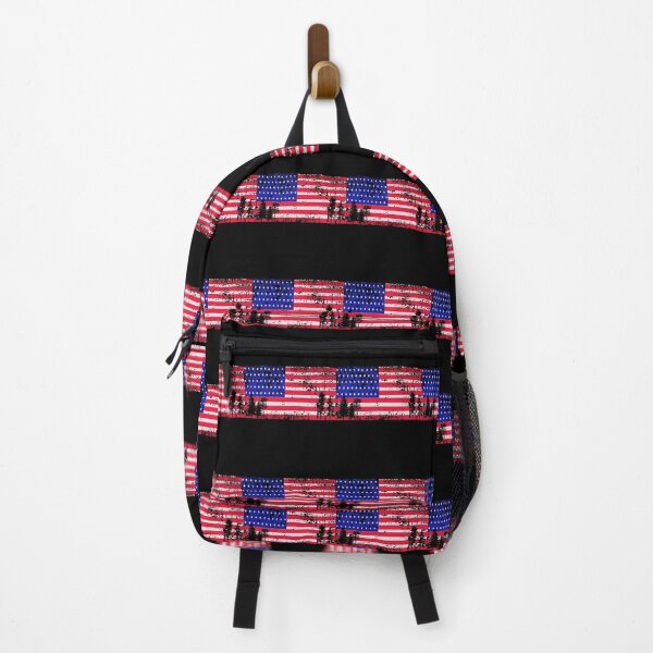 Item preview, American Flag with trees, US 4th of July tree lovers patriotic , tree huggers stars and stripes designed and sold by Cheffsspecials.