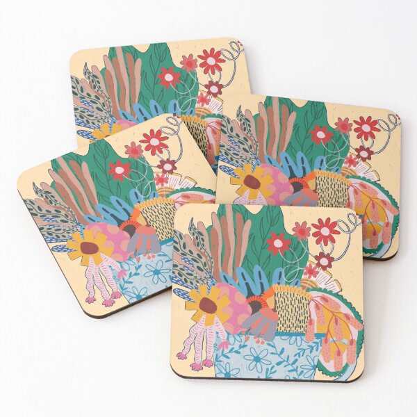 Item preview, Teacup and  flowers  designed and sold by Kamaloca.
