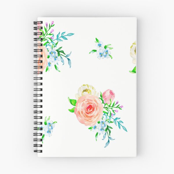 Item preview, Vintage Flower Summer Spring Fall White Pastel Floral Watercolor Colorful Patterns of Love designed and sold by hmmmz1.