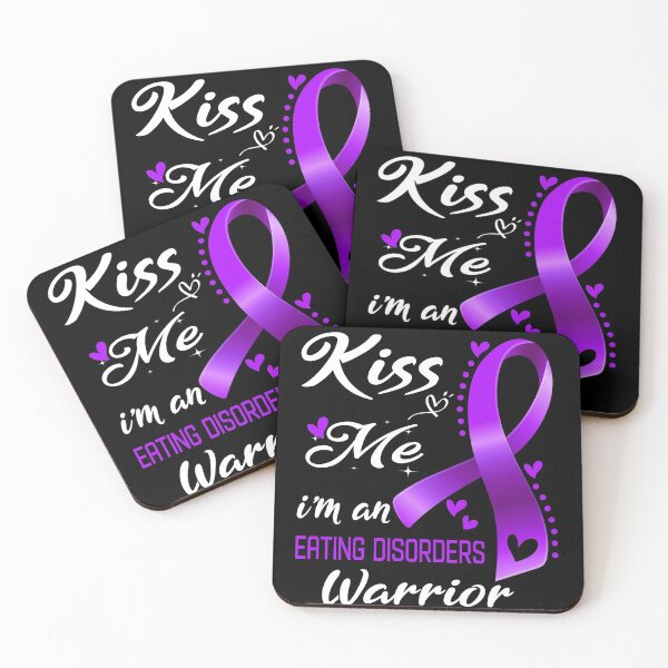 Item preview, Kiss Me I'm A Eating disorders Warrior designed and sold by hvoid41.