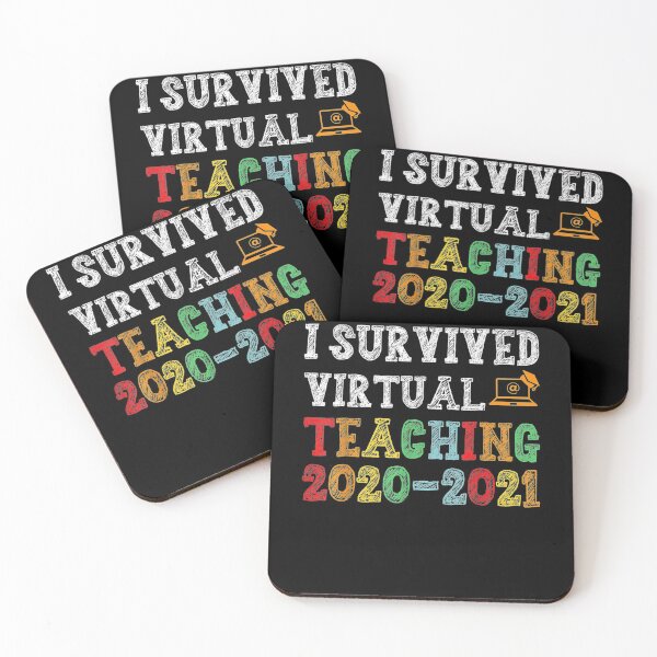 Item preview, I Survived Virtual Teaching End Of Year Teacher Remote Funny  designed and sold by tashiav.